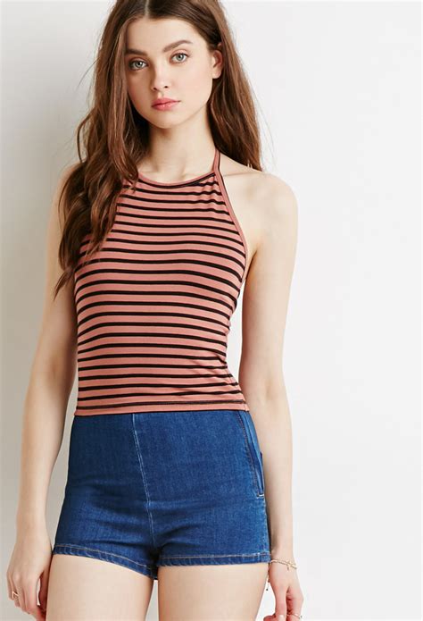 Striped Halter Top