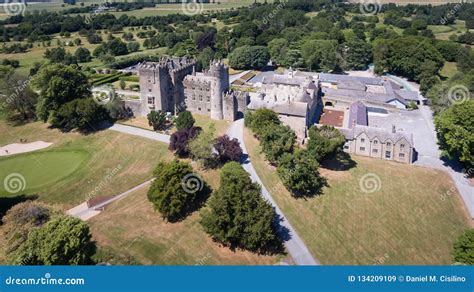 Kilkea Castle. Castledermot. County Kildare. Ireland Stock Image ...