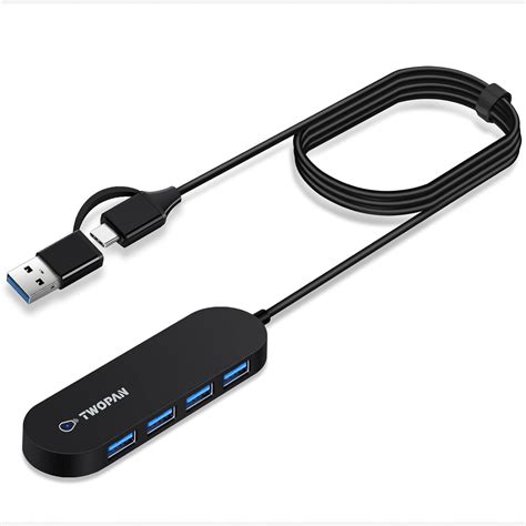 Amazon TWOPAN 4 Port USB 3 0 Data Hub With 4ft Extended Cable