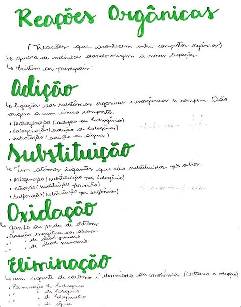 Mapas Mentais Sobre Rea Es Organicas Study Maps