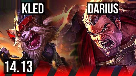 Kled Vs Darius Top 6 Solo Kills 9 2 9 Rank 9 Kled Vn