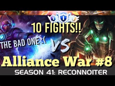 Mcoc Alliance War Season War Galan Vs Infamous Iron Man