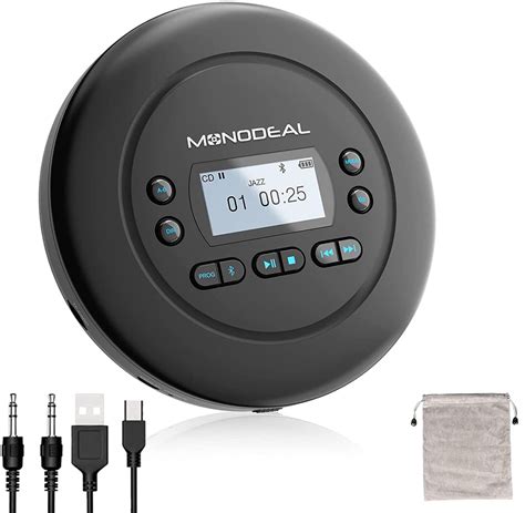 CD Player Portable, MONODEAL Bluetooth CD Player for Car and Personal – MONODEAL-CORP