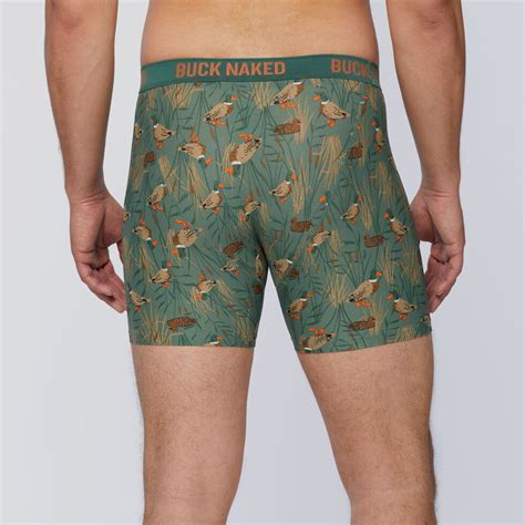 Mens Buck Naked Pattern Boxer Briefs Duluth Trading Company