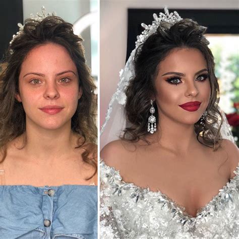 As Lucen Estas Novias Antes Y Despu S Del Maquillaje