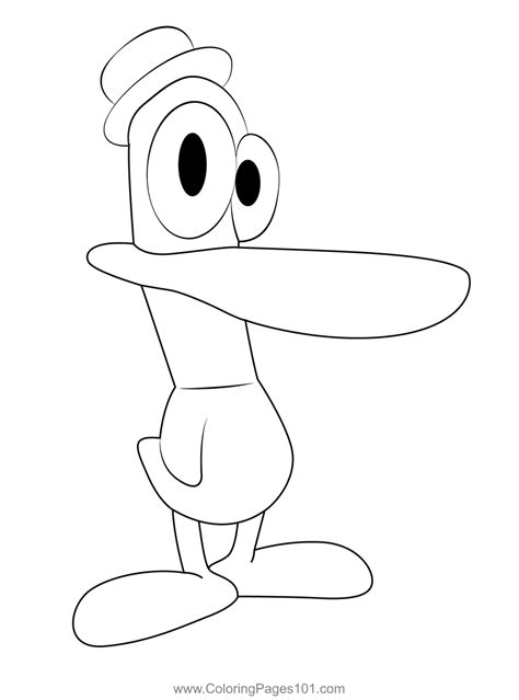 pato coloring page png pocoyo ready for download