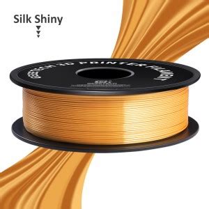 Geeetech PLA Silk Gold 6 Rolls 1 75mm 1kg Per Roll 71216PLA Silk