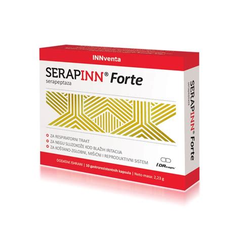 Serapinn Forte 10 Kapsula X 120 000SPU 60mg Lilly Drogerie OnLine