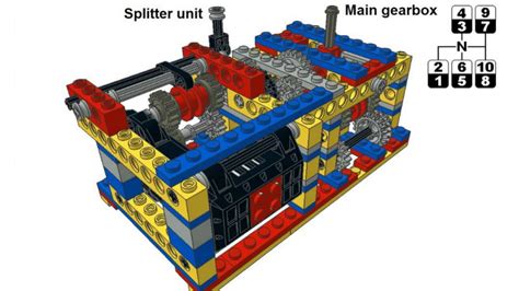 Lego Speed Truck Transmission Using Speed Motor Youtube