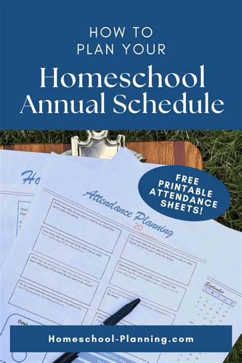 Plan Your Year With Free Printable Homeschool Attendance Sheets