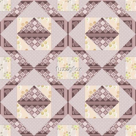 Patchwork Seamless Floral Pattern Texture Background With Decorative