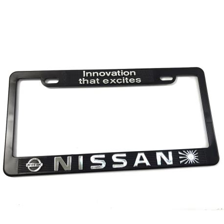 Juego De Marcos De Placa Universal Con Emblema Nissan Innovation That