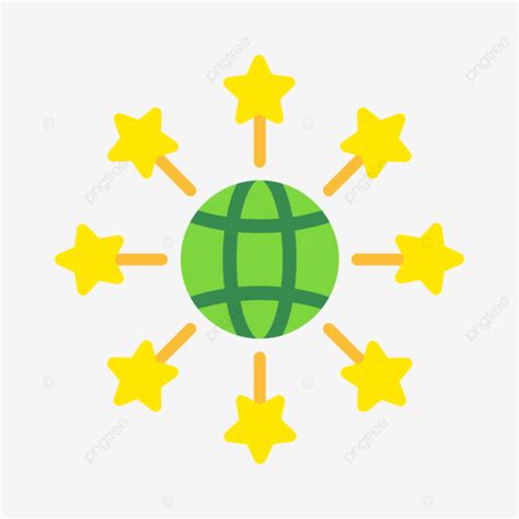 Global Network Flat Icon Vector Globle Network Planet Png And Vector