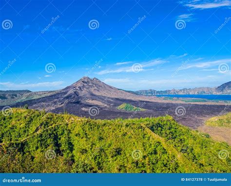 View On Batur Volcano On Bali Island Stock Photo Image Of Tropical