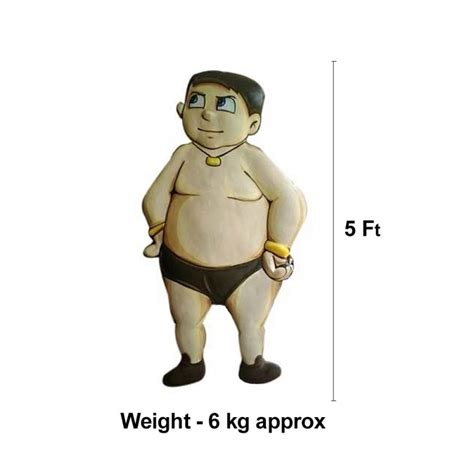 Buy Chota Bheem Kalia Statue With Stand - 5 FT - Made Of Fiber - Decornt.com