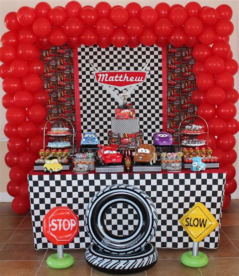 Disney Cars Birthday Party Ideas Photo 1 Of 11 Catch My Party