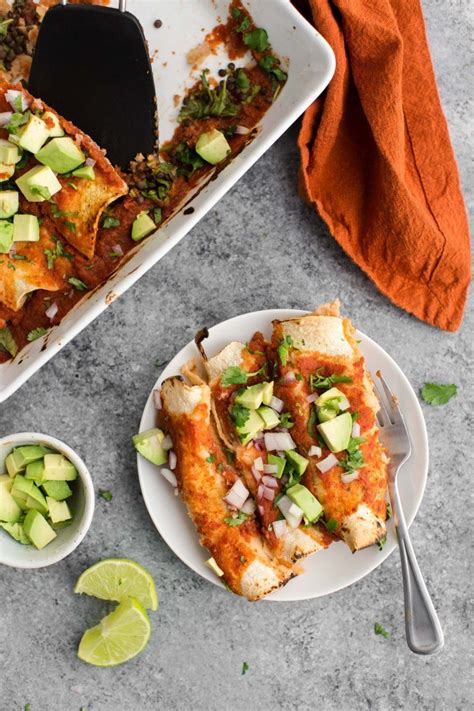 Spinach Enchiladas With Lentils Naturally Ella