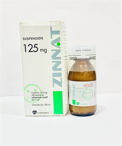 Zinnat Suspension Cefuroxime 100ml MedeCify