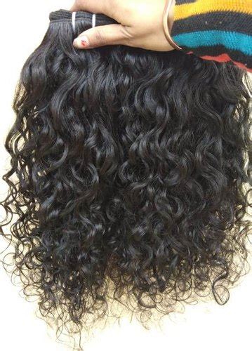 Irhe Black Raw Natural Curly Human Hair For Wholesaler Packaging Size