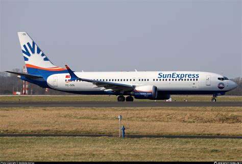 TC SOL SunExpress Boeing 737 8 MAX Photo By Swoboda Darius ID 1257777