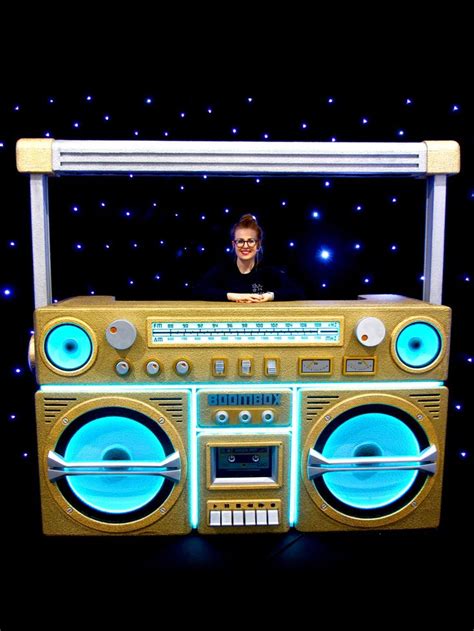 Sn Giant Ghetto Blaster Gold S Theme Party Decorations