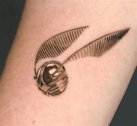 Golden Snitch Tattoo Design