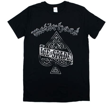 Motörhead Ace Of Spades Tee 2 Black Musicmmotörhead Rudy And Co