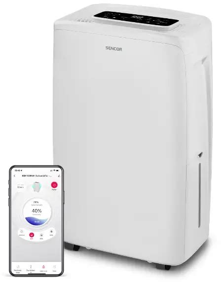 Sencor Sdh 1028wh Smart Mobile Dehumidifier User Manual