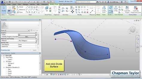 Making A Curved Mass Surface In Revit Youtube