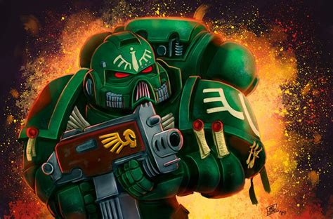 ArtStation Dark Angel Space Marine Matt James Space Marine Dark