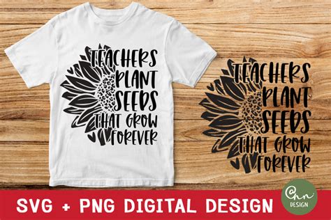 Sunflower Svg Teacher Flower Svg Graphic By Annsuperprint246 · Creative