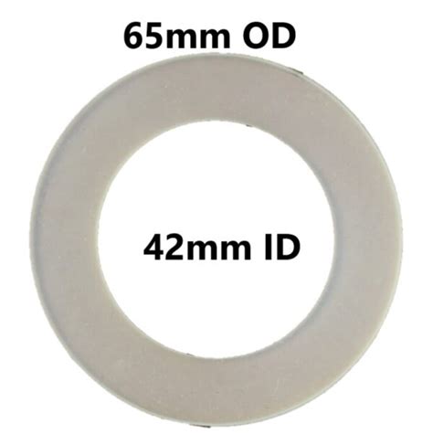 Gerber Silicone Flush Valve Seal 65mm OD 42mm ID 2 9 16 Inch OD 1