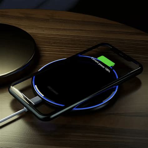 Wireless Charger W Max Fast Wireless Charging Pad Compatible With