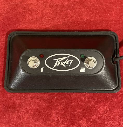 Peavey 2 Button Footswitch Led Indicator Reverb