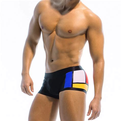 Sungas moda praia masculina cuecas boxer para natação roupas de banho