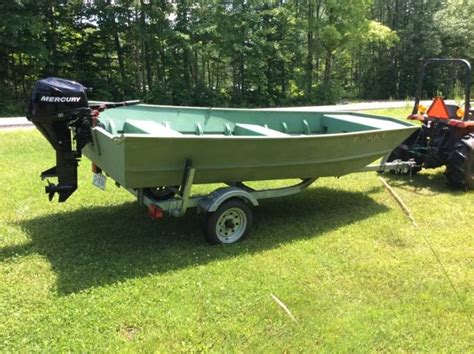 Lowe Used Jon Boat With Trailer 4500 In Lawrence Ny Jon Boat For Sale