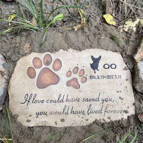 Custom Engraved Memorial Pet Tombstone /Plaque – Petomise NZ