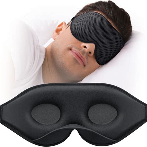 Amazon.com: MZOO Sleep Eye Mask for Men Women, Zero Eye Pressure 3D ...