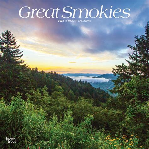 Great Smokies Square Wall Calendar Browntrout