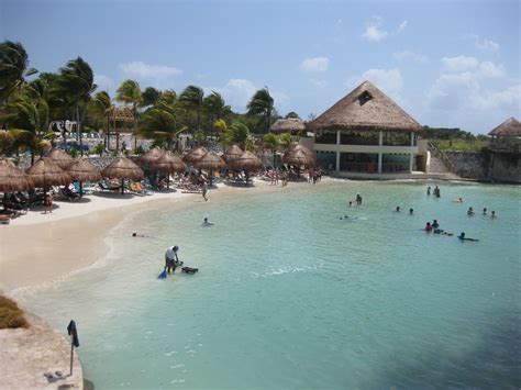 Occidental Grand Xcaret beach/lagoon area