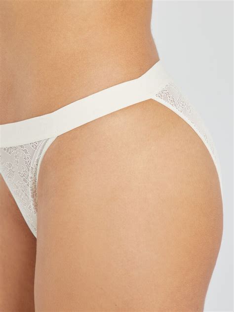 Culotte En Dentelle Sans Complexe Blanc Kiabi 18 00