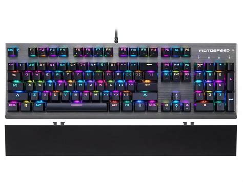 Teclado Mec Nico Motospeed Ck Rgb Switch Red Hardstore