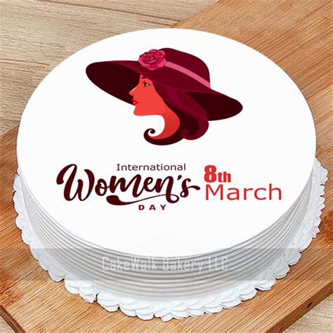 International Womens Day Cake Round