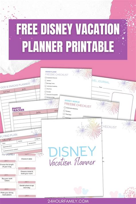 Free Disney World Printable Planner In 2024 Disney Vacation Planner