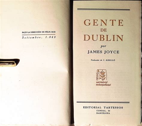 Gente De Dublin Libro Antiguo Cl Sico