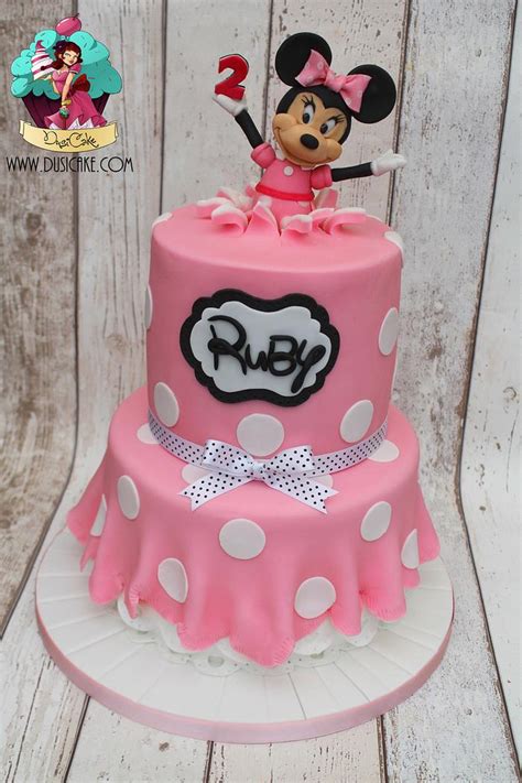 Minnie Mouse Decorated Cake By DusiCake CakesDecor