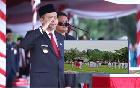 Upacara Peristiwa Merah Putih Diwarnai Insiden Putusnya Tali Bendera