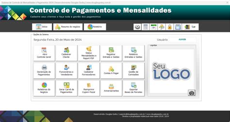 Sistema De Controle De Mensalidades E Pagamentos Douglas Godoy