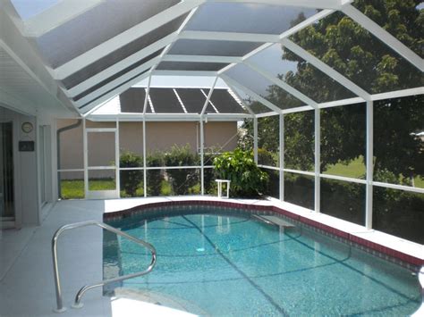 Mansard Pool Cages Gallery Dr Aluminum