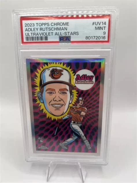 Topps Chrome Adley Rutschman Ultra Violet All Stars Ssp Uv